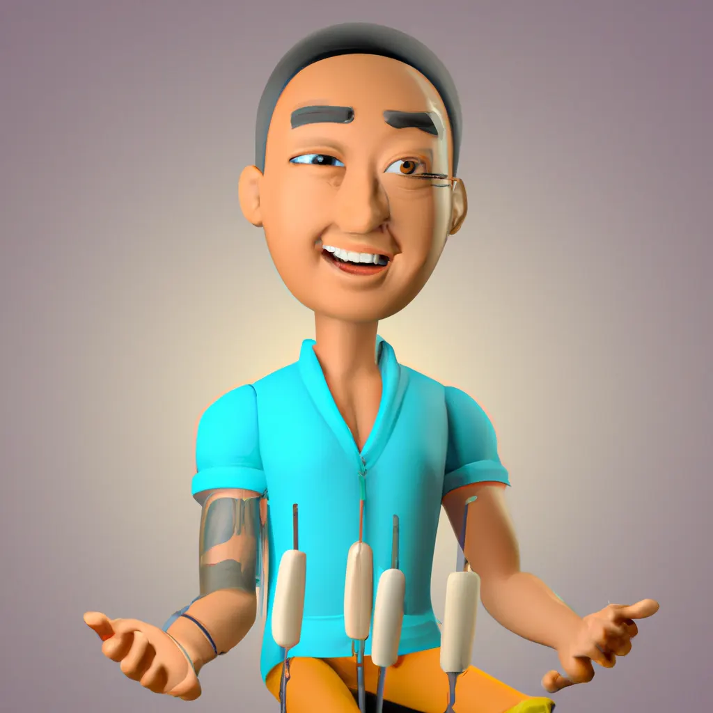 2023 AI-generated concept artwork for Acupuncturist