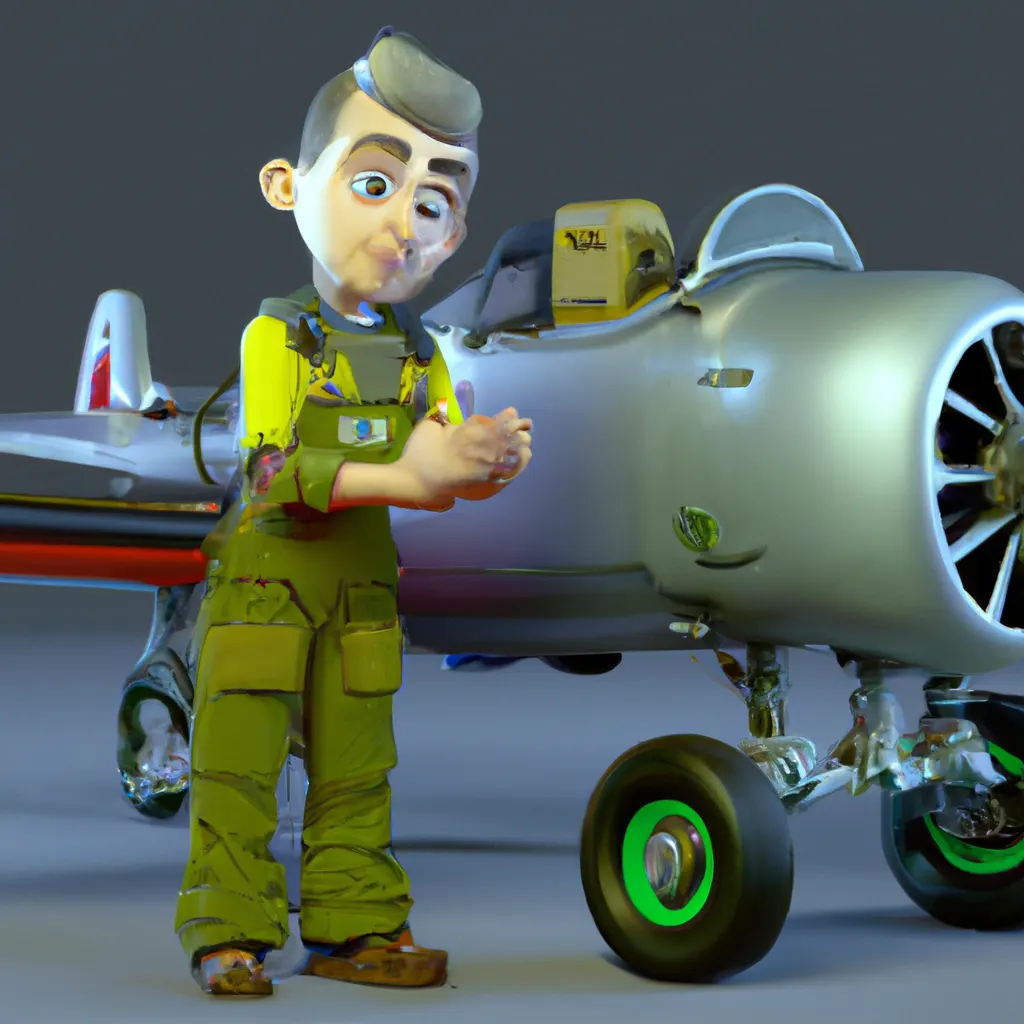 2023 AI-generated concept artwork for Aircraft Mechanic
