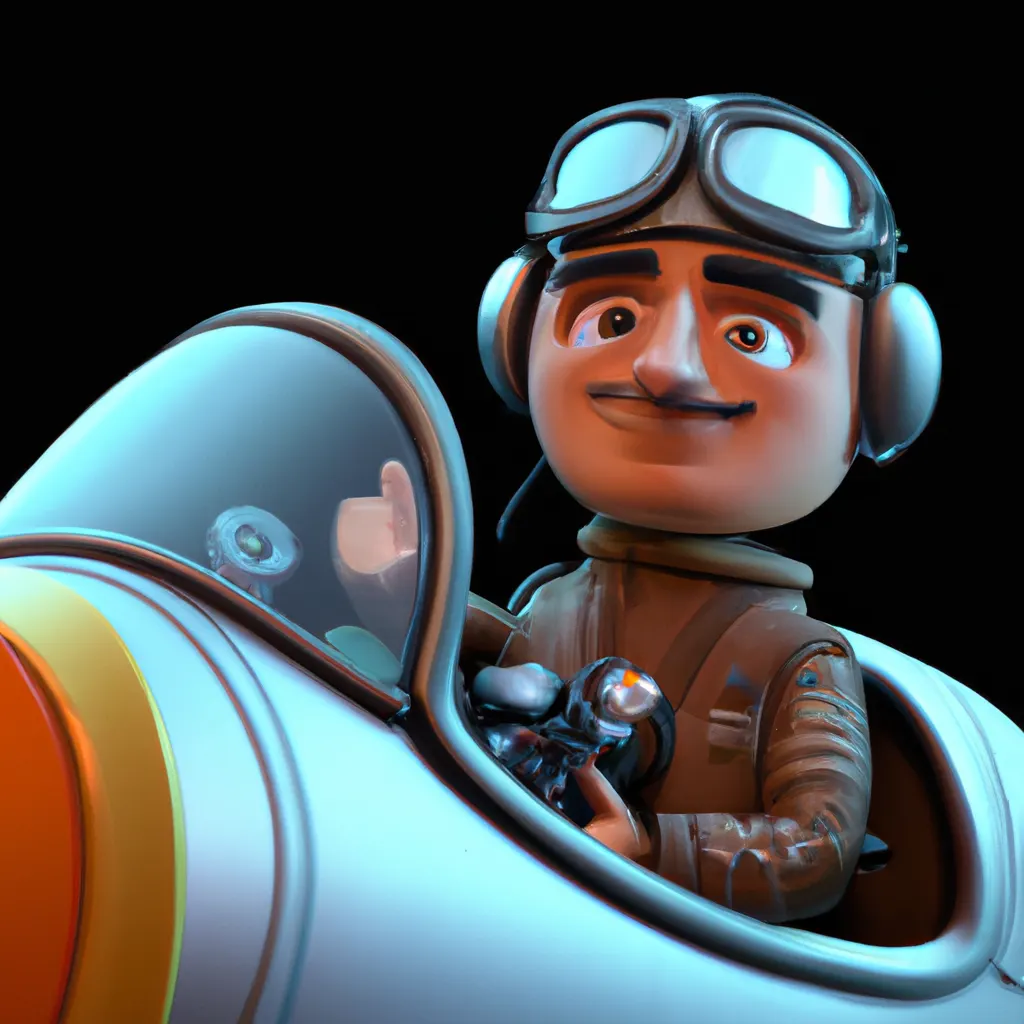 2023 AI-generated concept artwork for Aircraft Pilot