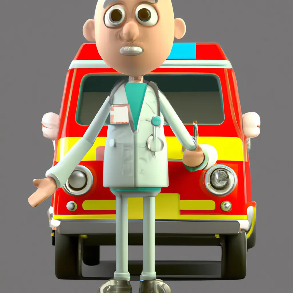 2023 AI-generated concept artwork for Ambulance Driver