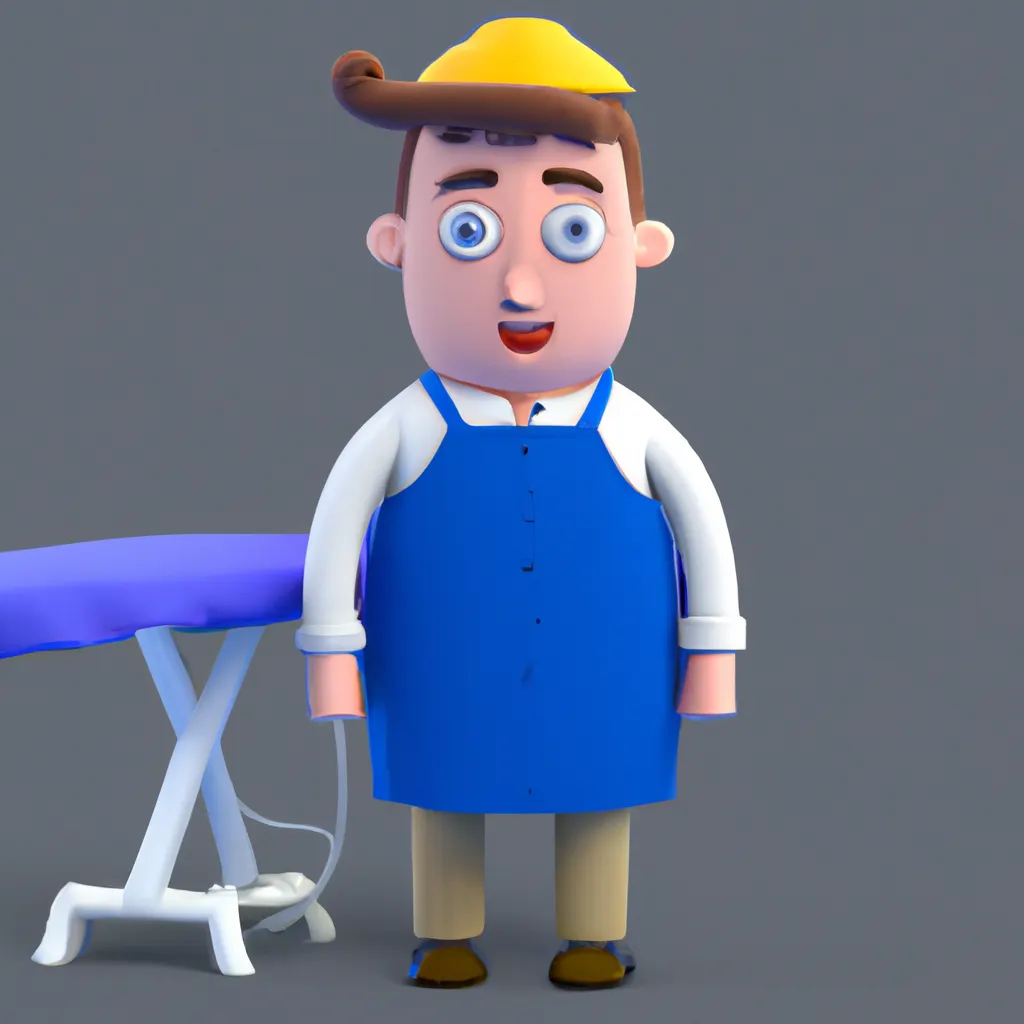 2023 AI-generated concept artwork for Apparel Worker