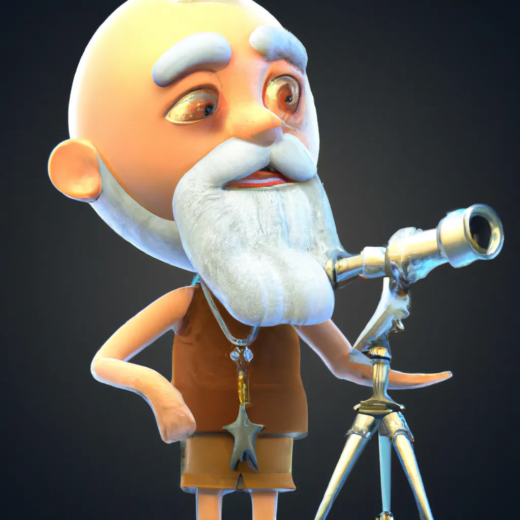 2023 AI-generated concept artwork for Astronomer