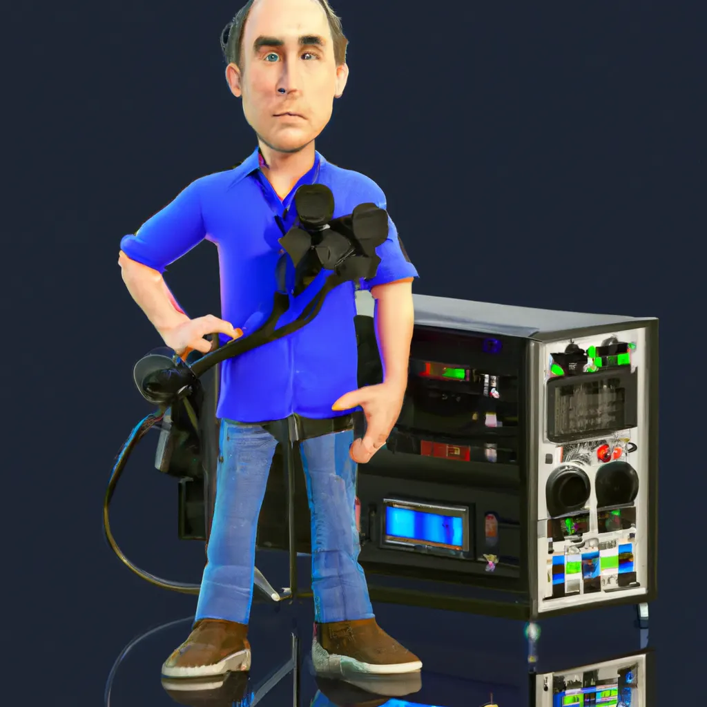 2023 AI-generated concept artwork for Audio-Visual Technician