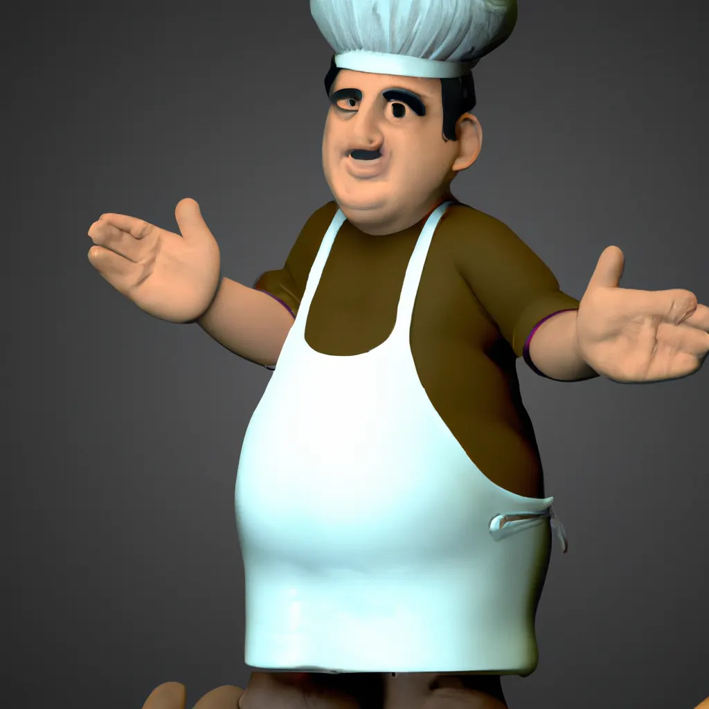 2023 AI-generated concept artwork for Baker