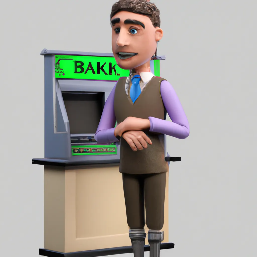 2023 AI-generated concept artwork for Bank Teller
