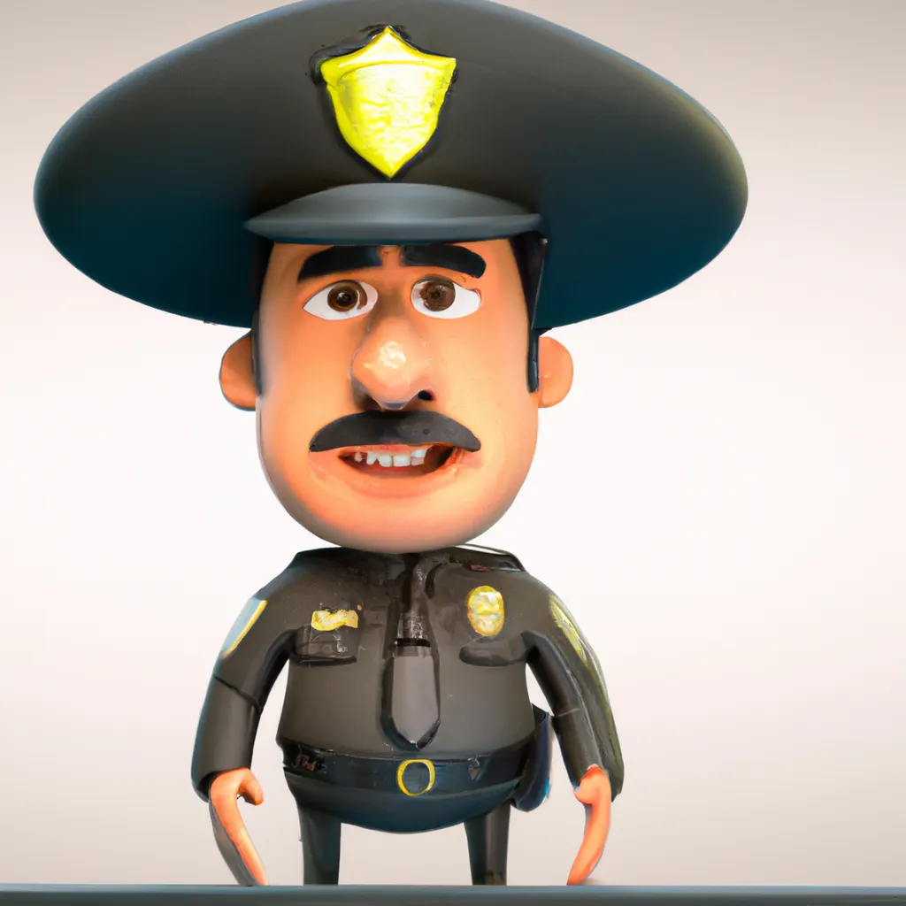 2023 AI-generated concept artwork for Border Patrol Agent