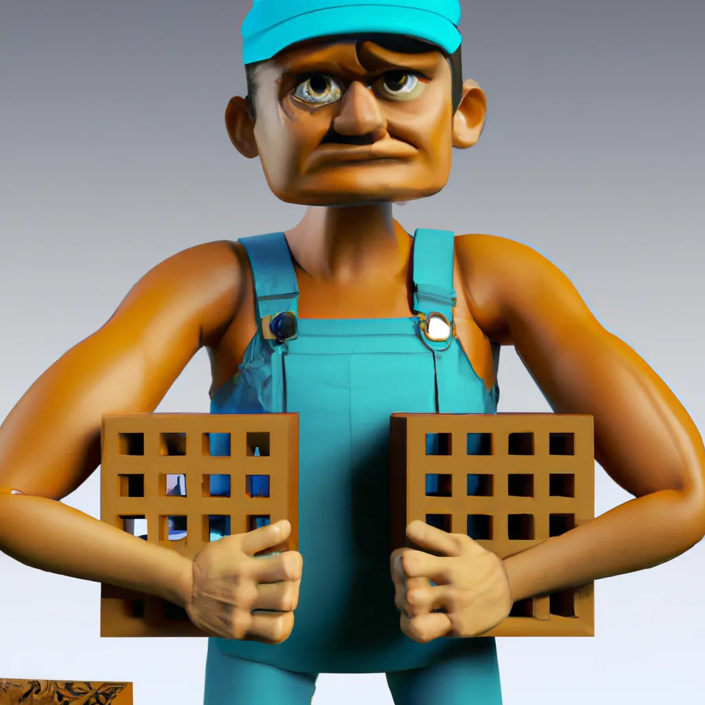 2023 AI-generated concept artwork for Brickmason