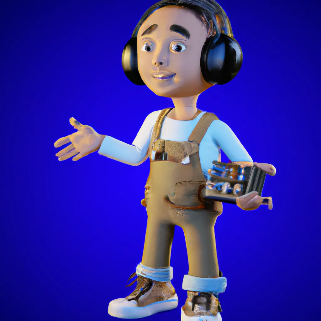 2023 AI-generated concept artwork for Broadcast and Sound Engineering Technician