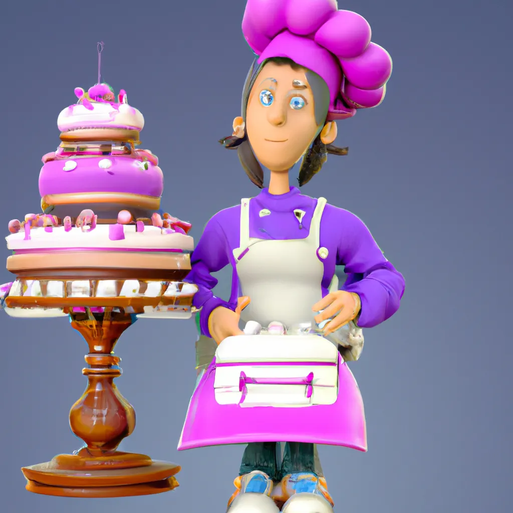 2023 AI-generated concept artwork for Cake Decorator
