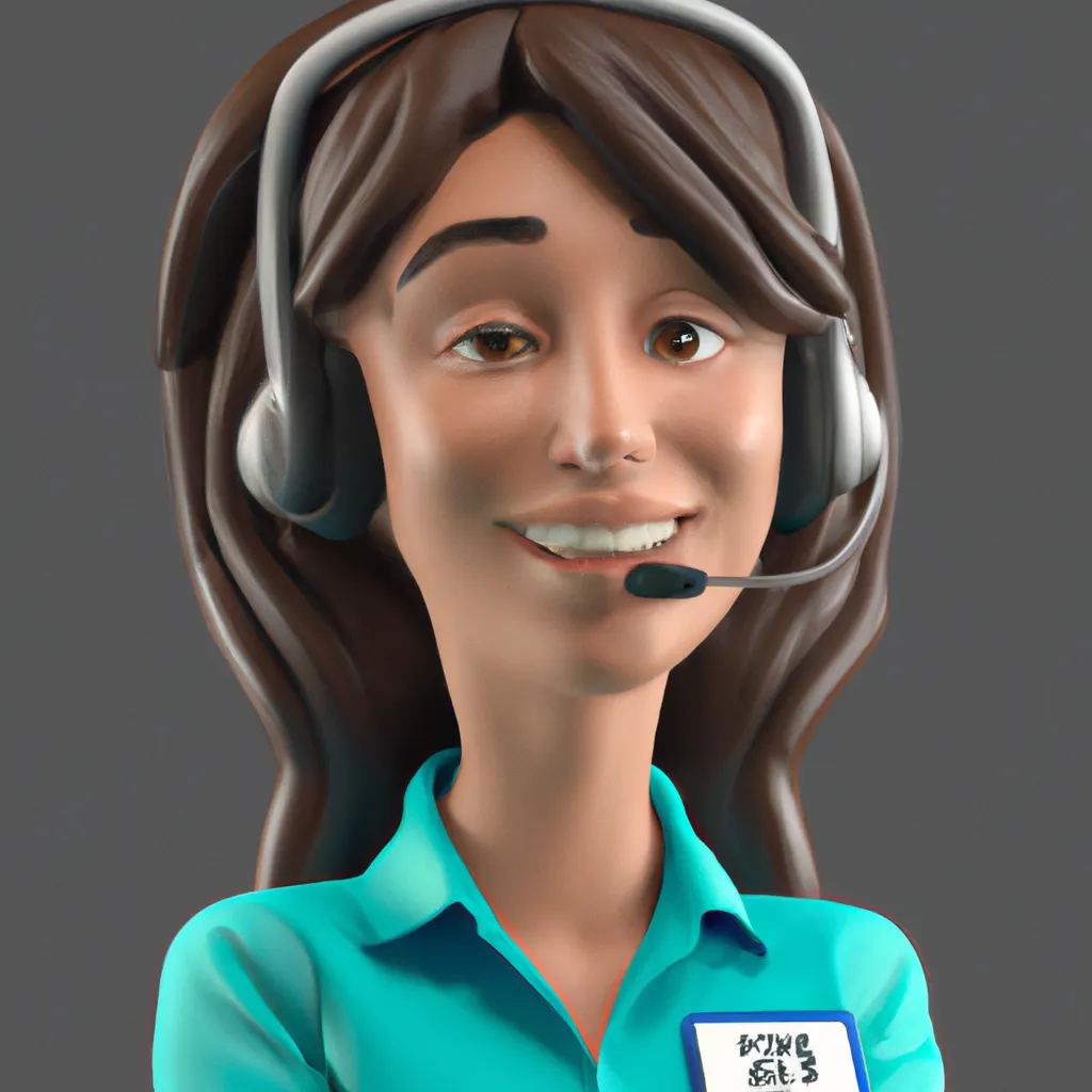 2023 AI-generated concept artwork for Call Center Representative