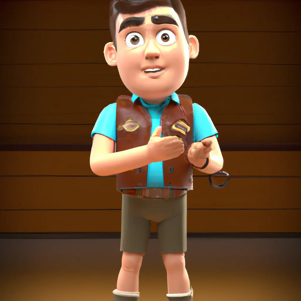 2023 AI-generated concept artwork for Camp Counselor