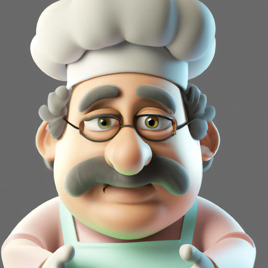 2023 AI-generated concept artwork for Chef