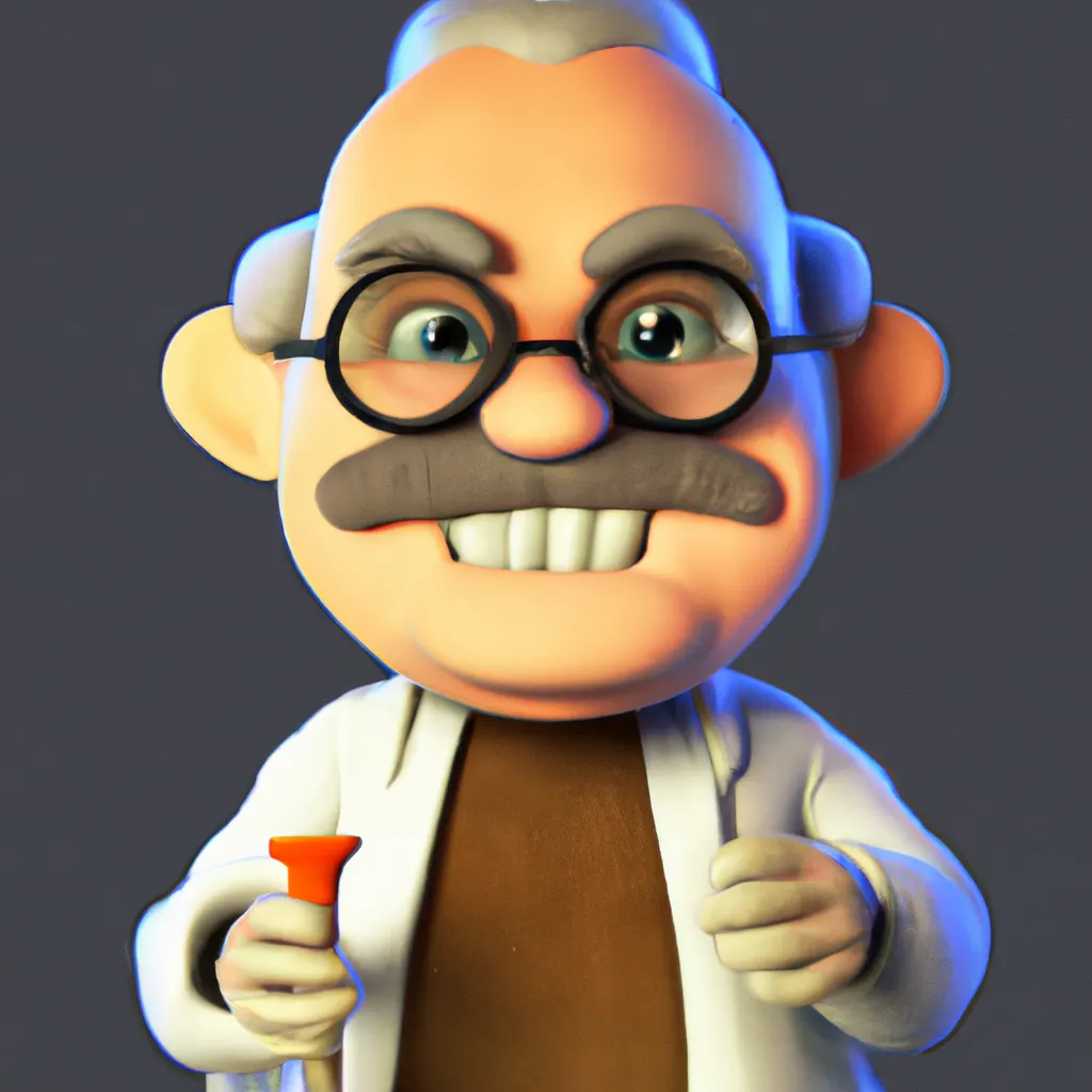 2023 AI-generated concept artwork for Chemist