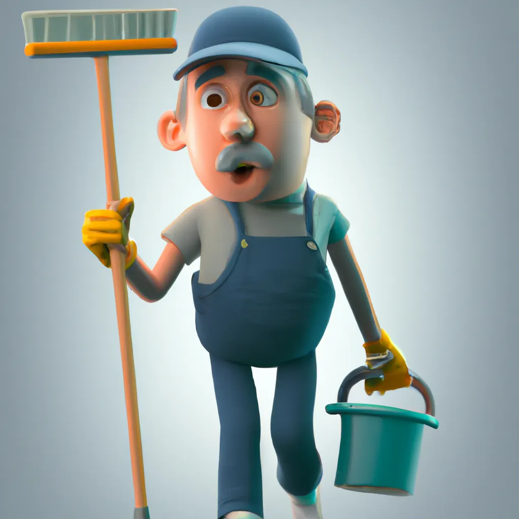 2023 AI-generated concept artwork for Cleaner