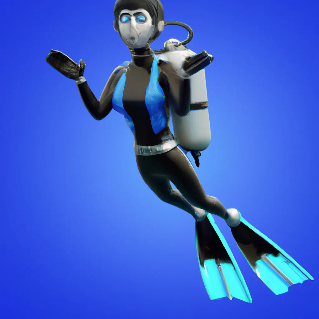 2023 AI-generated concept artwork for Commercial Diver
