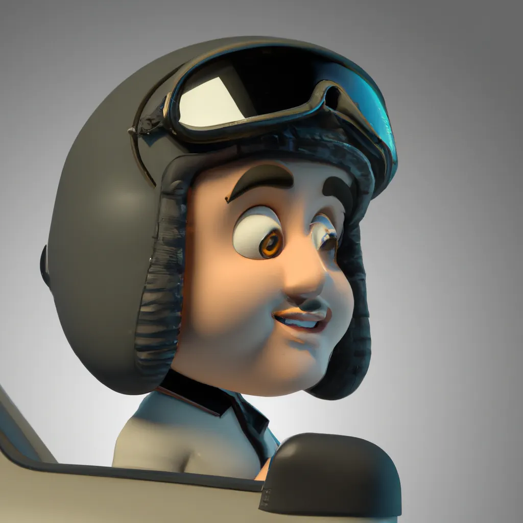2023 AI-generated concept artwork for Commercial Pilot