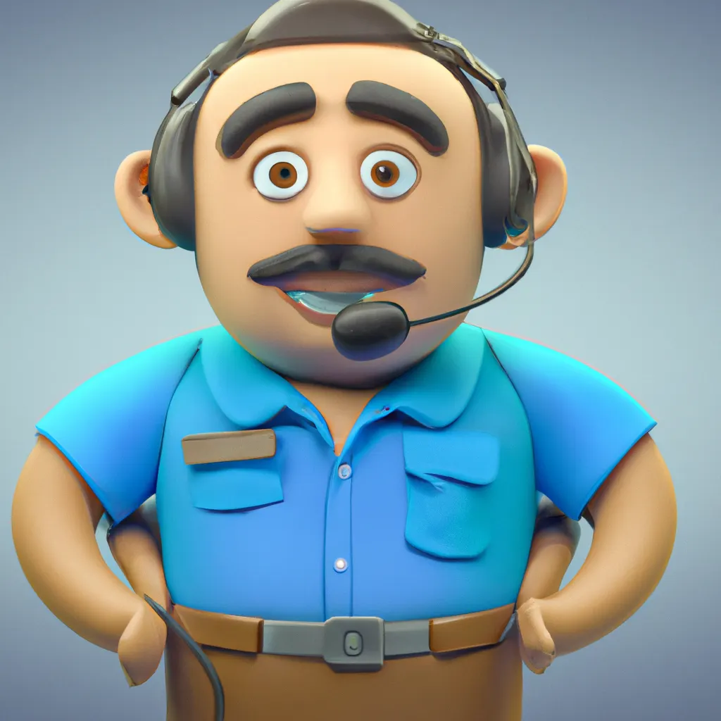 2023 AI-generated concept artwork for Computer Support Specialist