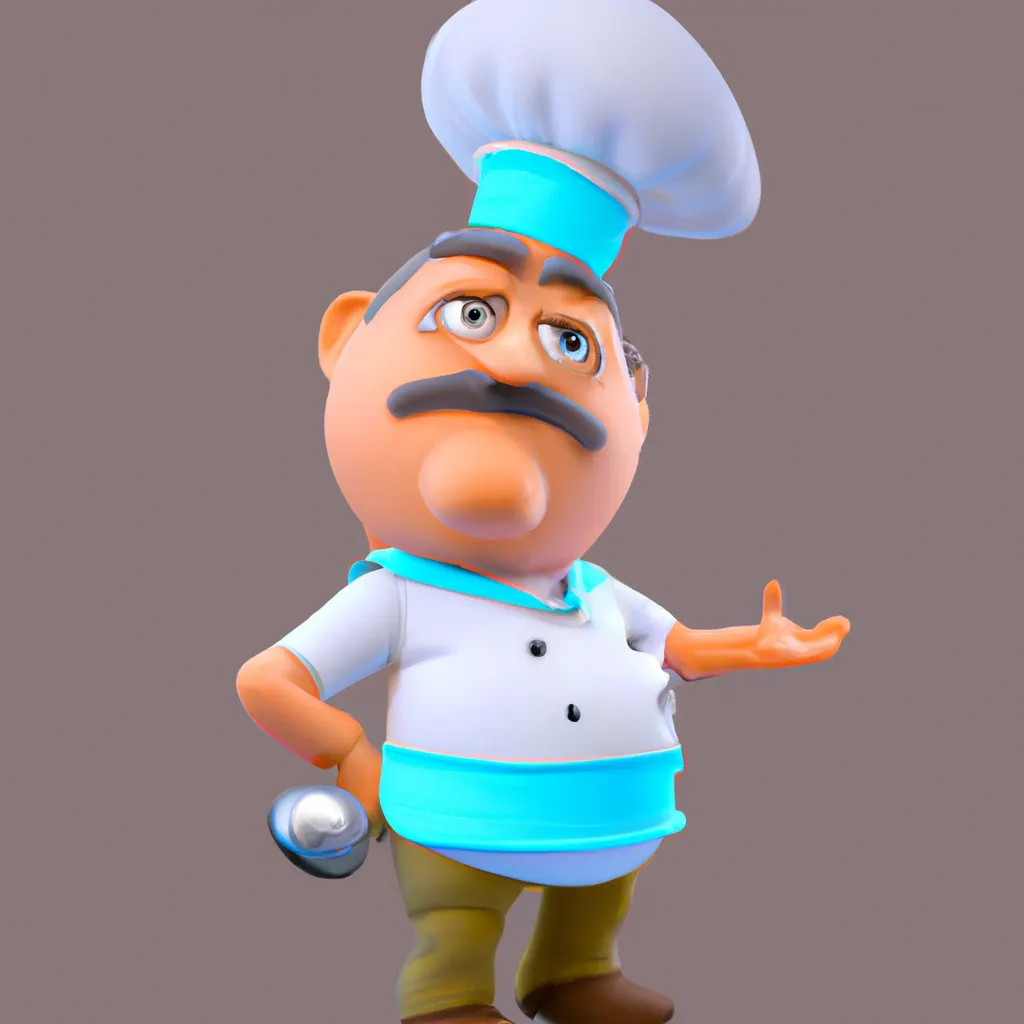 2023 AI-generated concept artwork for Cook