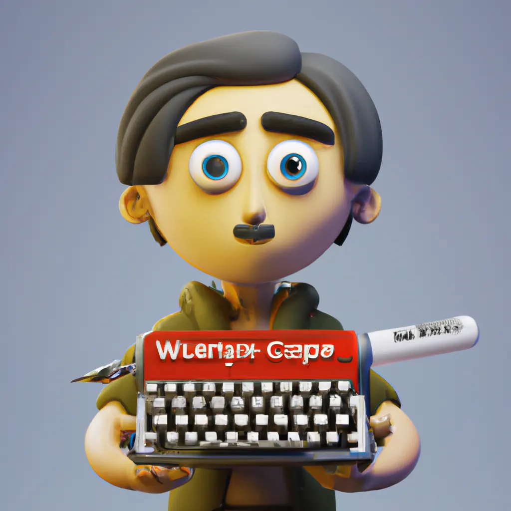 2023 AI-generated concept artwork for Copywriter