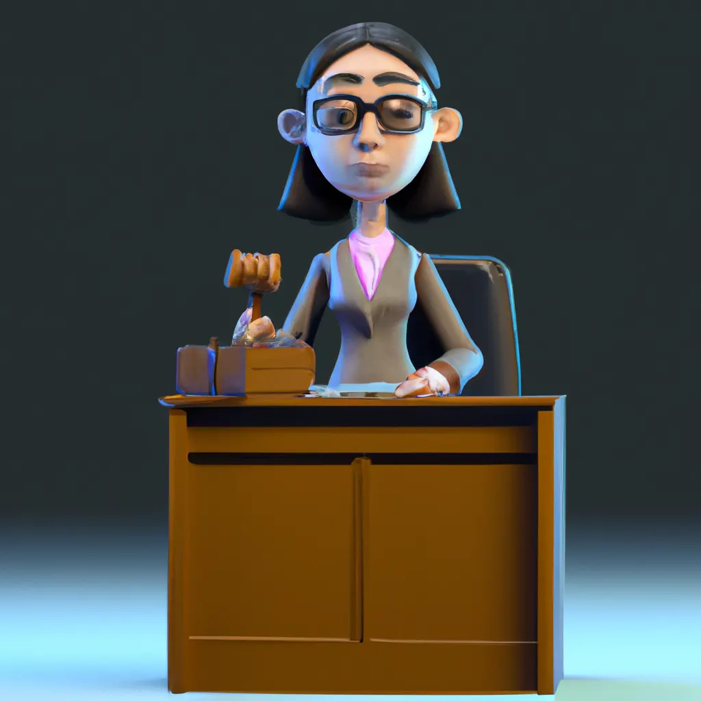 2023 AI-generated concept artwork for Court Reporter