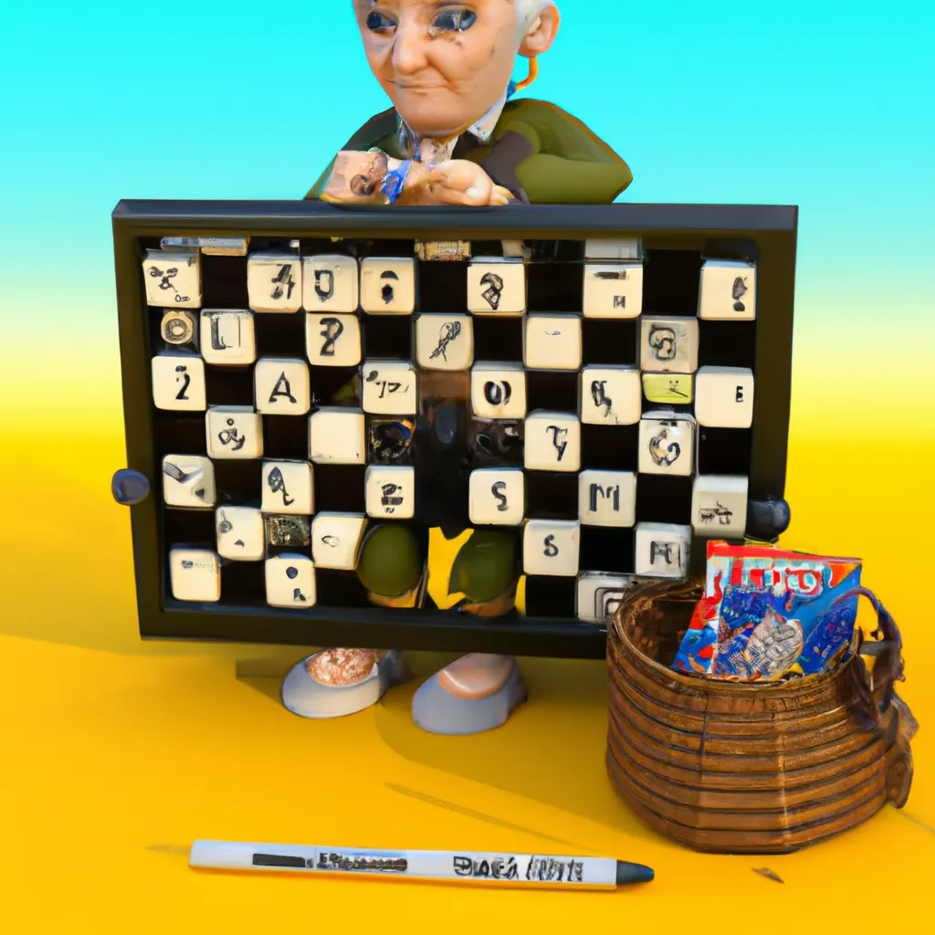2023 AI-generated concept artwork for Crossword Puzzle Maker