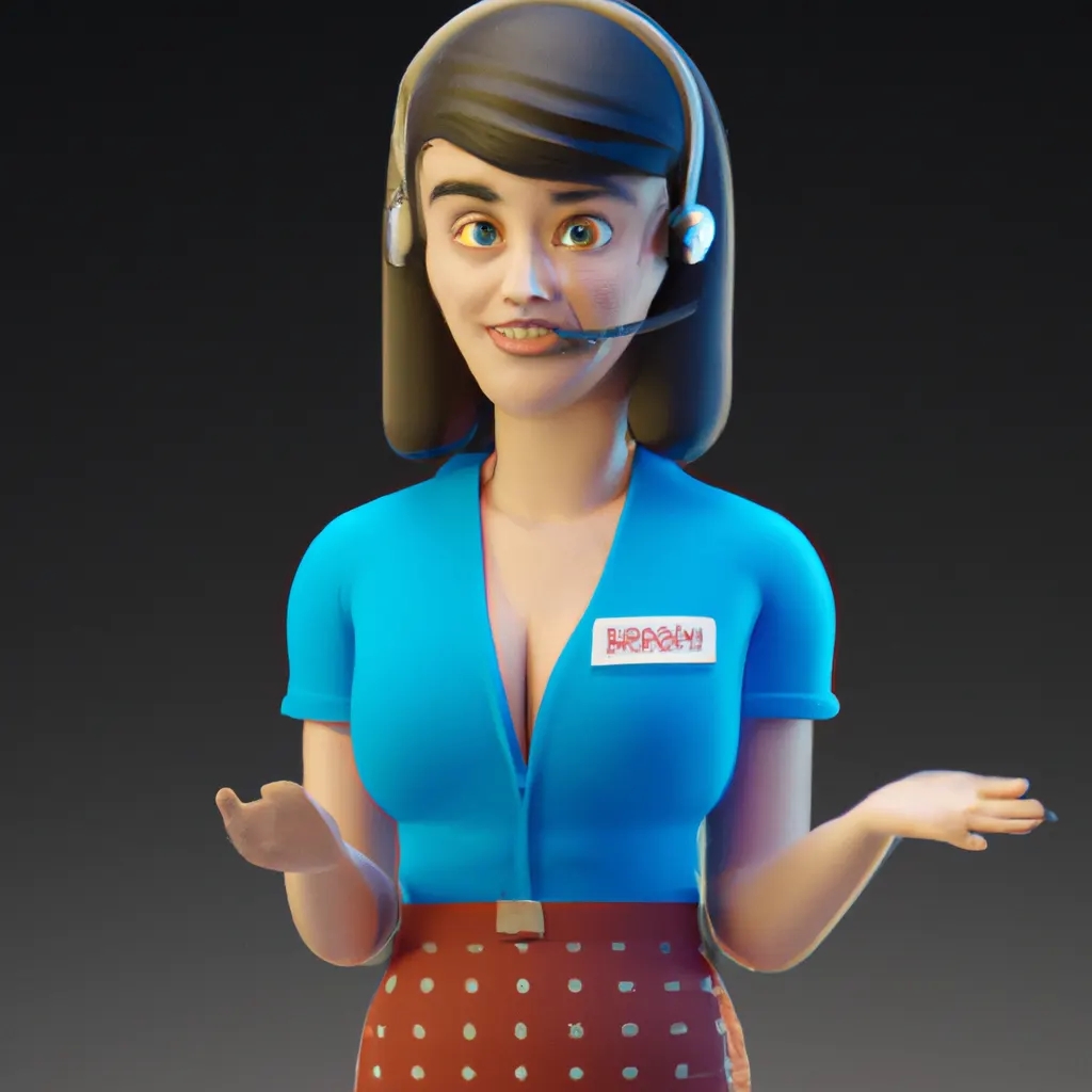 2023 AI-generated concept artwork for Customer Service Representative