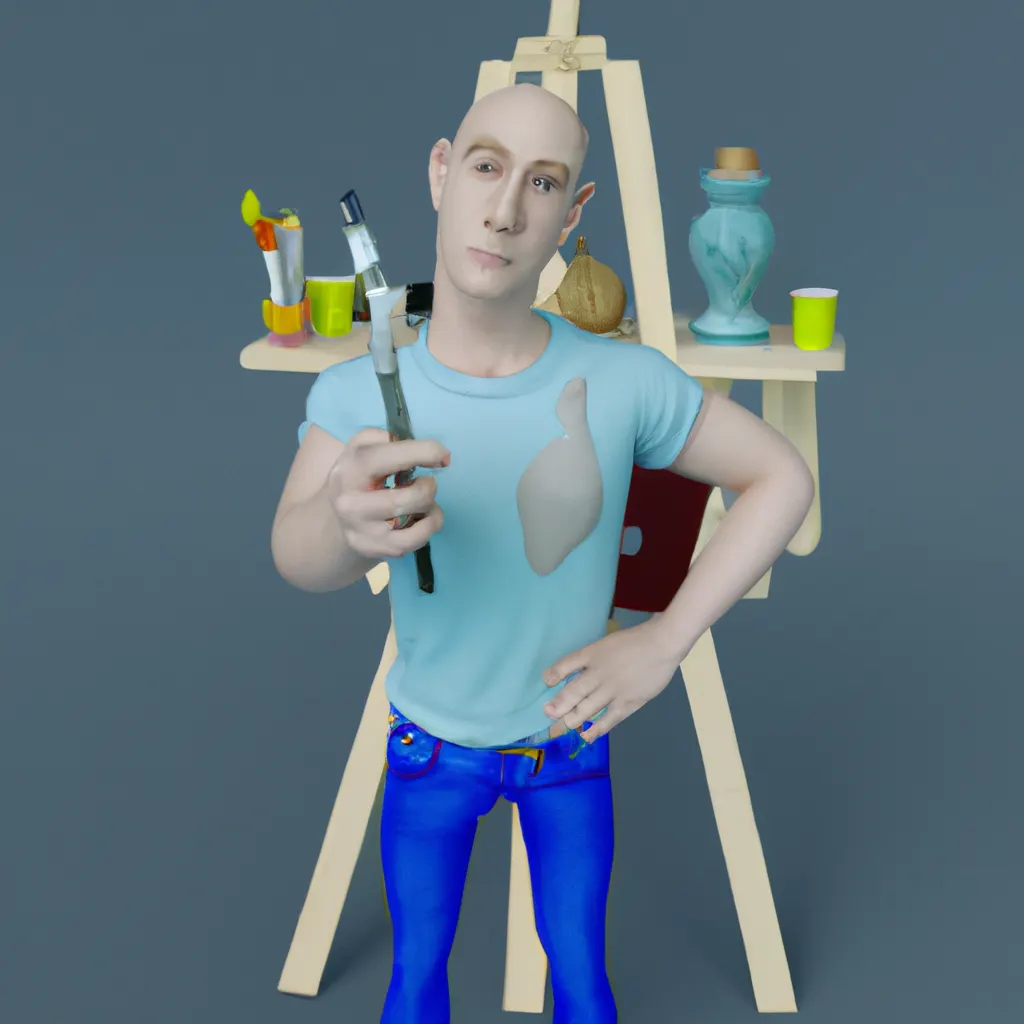 2023 AI-generated concept artwork for Artist