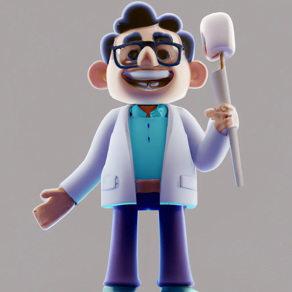 2023 AI-generated concept artwork for Dentist