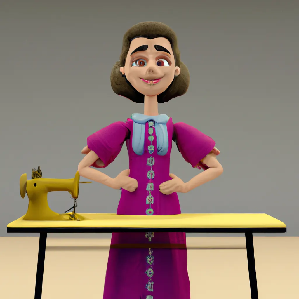 2023 AI-generated concept artwork for Dressmaker