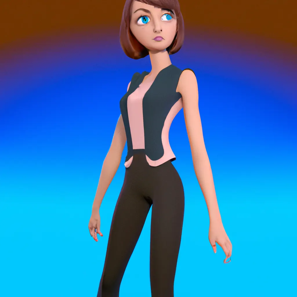 2023 AI-generated concept artwork for Fashion Model