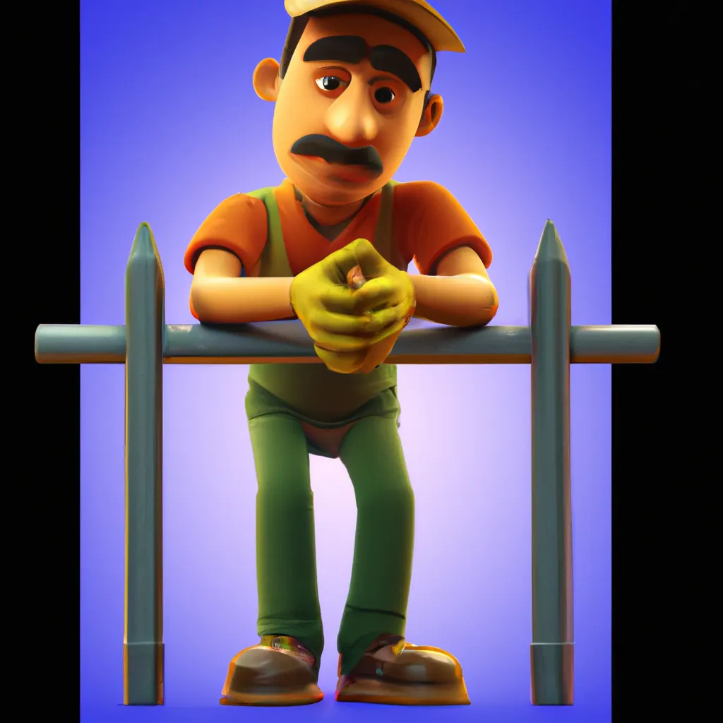 2023 AI-generated concept artwork for Fence Installer