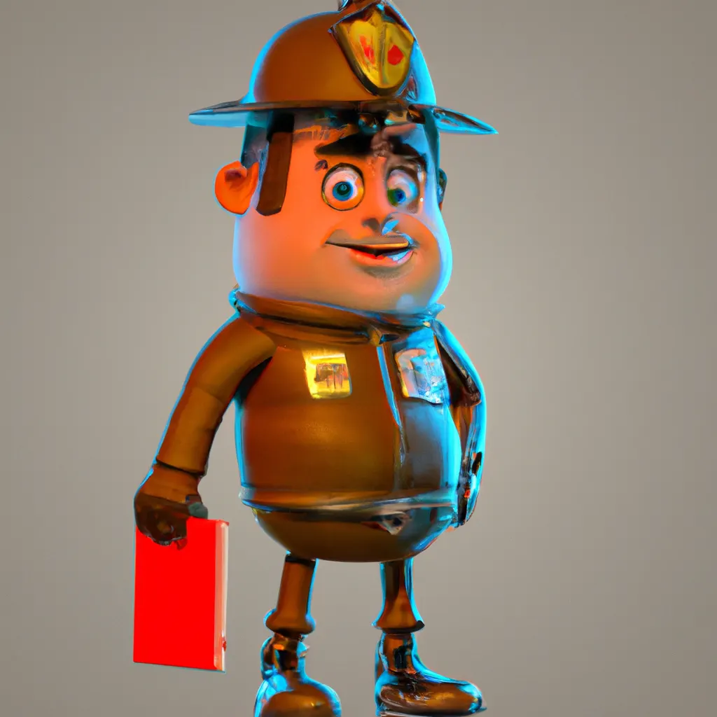 2023 AI-generated concept artwork for Fire Inspector