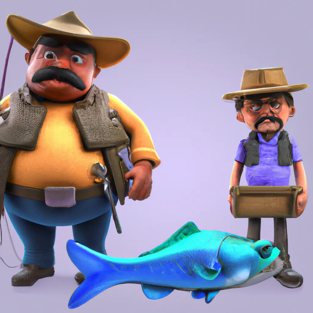 2023 AI-generated concept artwork for Fish and Game Warden