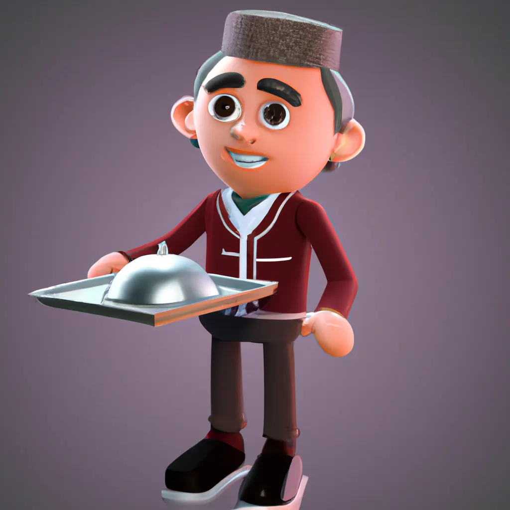 2023 AI-generated concept artwork for Food Service Manager