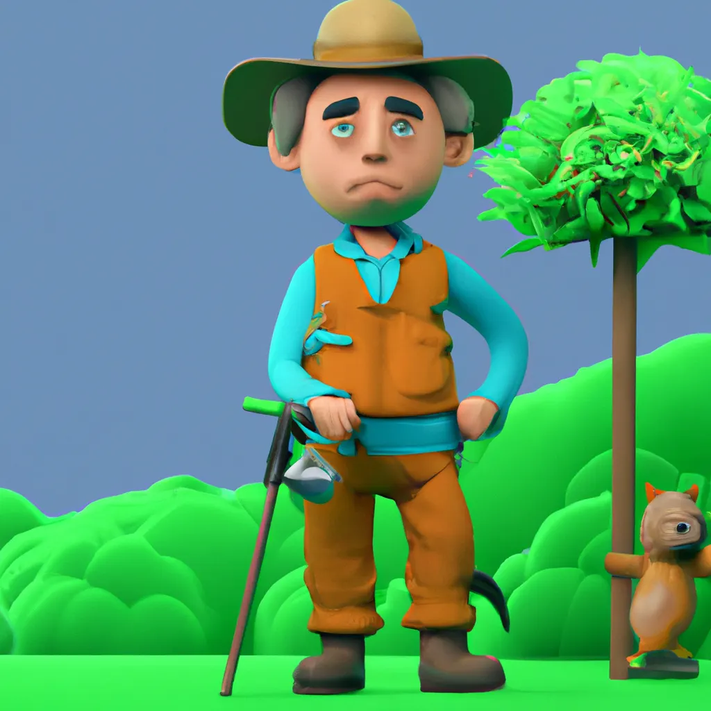 2023 AI-generated concept artwork for Forest and Conservation Technician