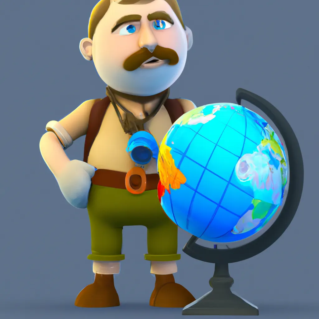 2023 AI-generated concept artwork for Geographer