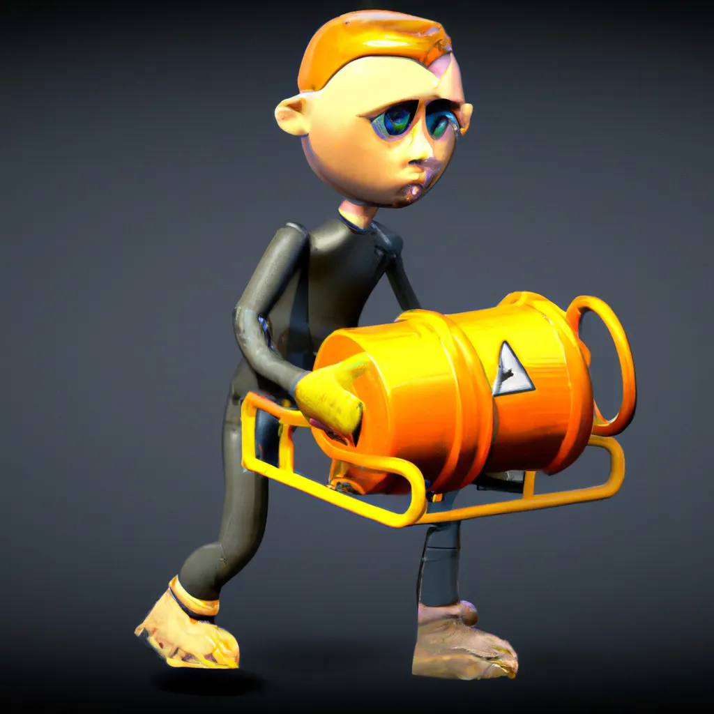 2023 AI-generated concept artwork for Hazardous Materials Removal Worker