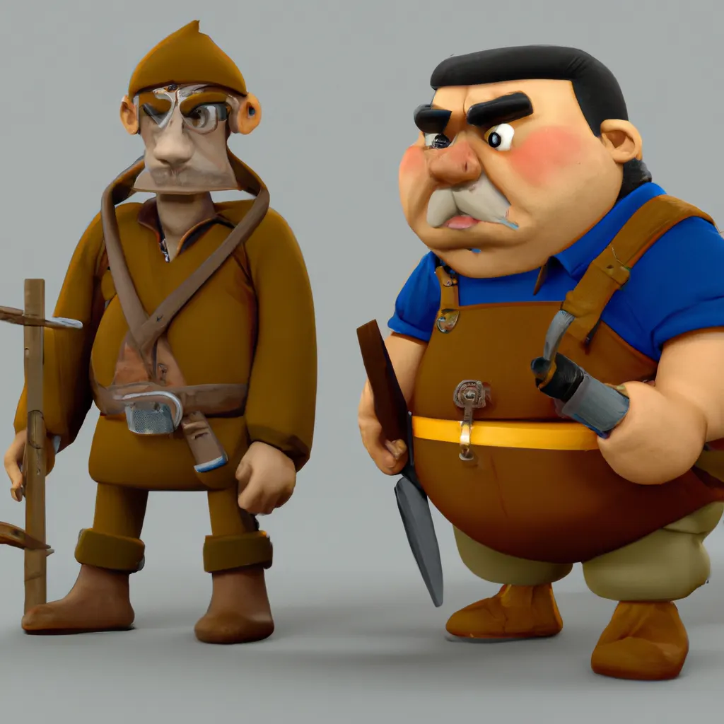 2023 AI-generated concept artwork for Hunter and Trapper