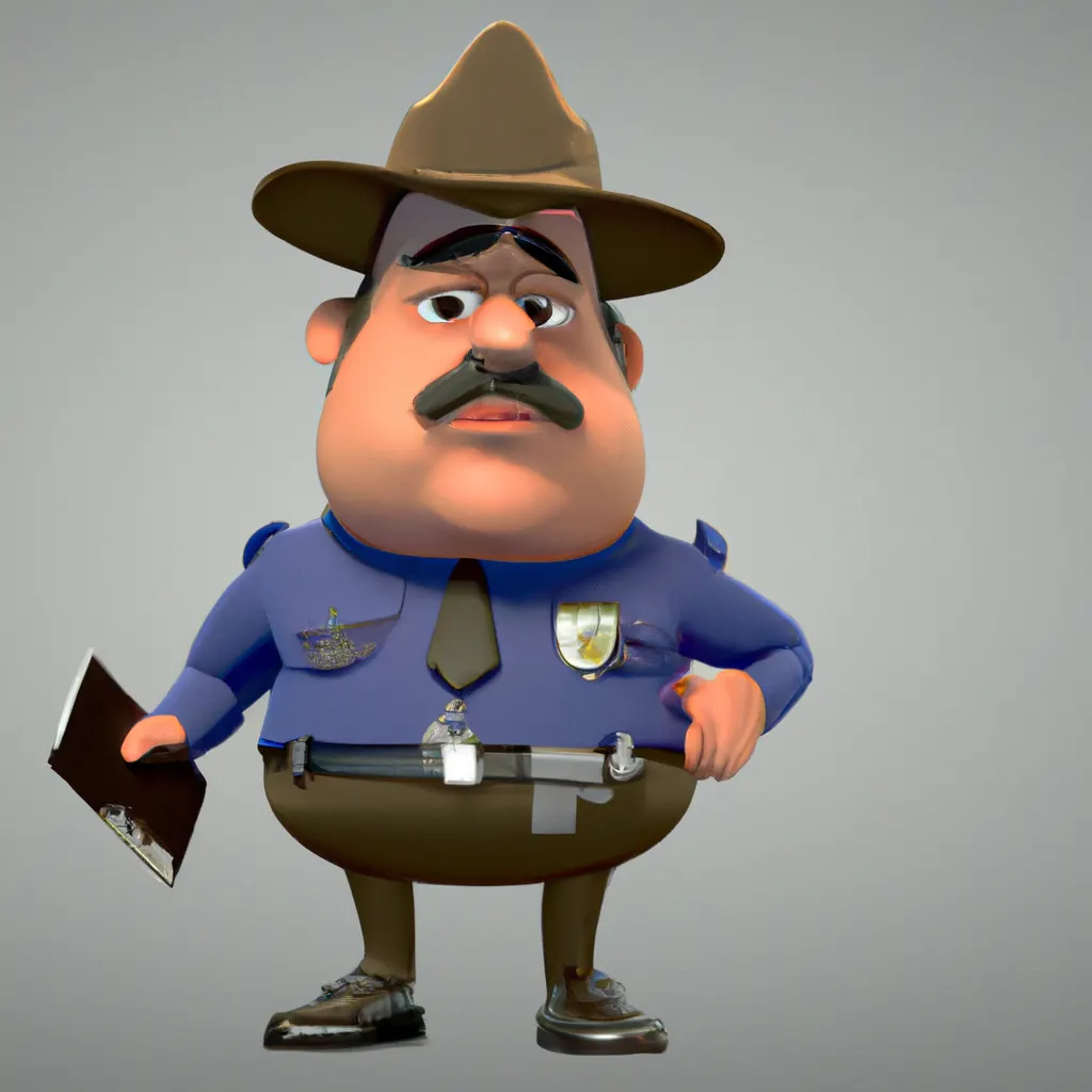 2023 AI-generated concept artwork for Immigration Inspector