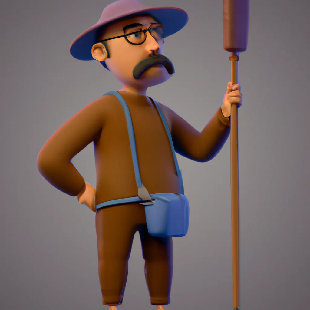 2023 AI-generated concept artwork for Janitor