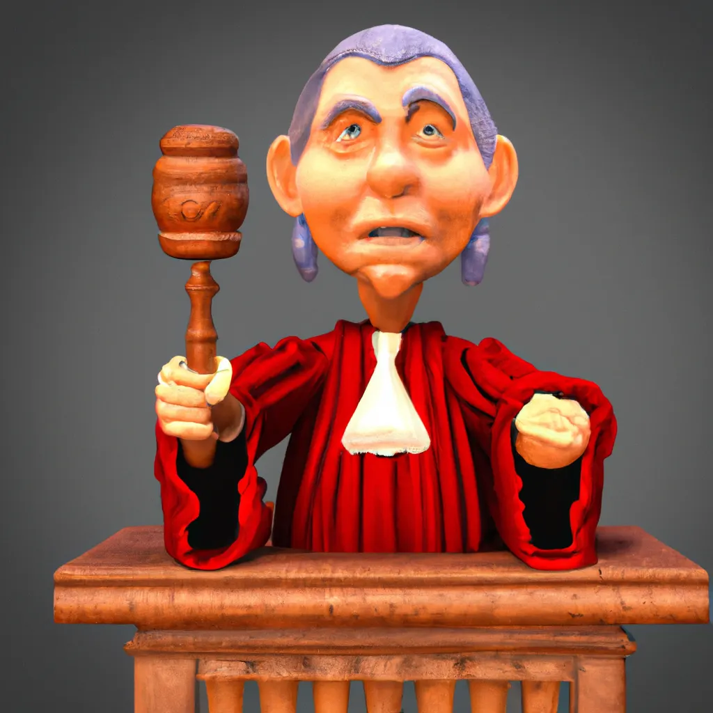 2023 AI-generated concept artwork for Judge