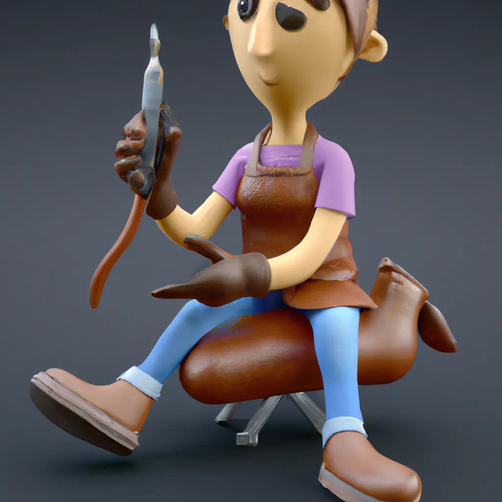 2023 AI-generated concept artwork for Leather Worker