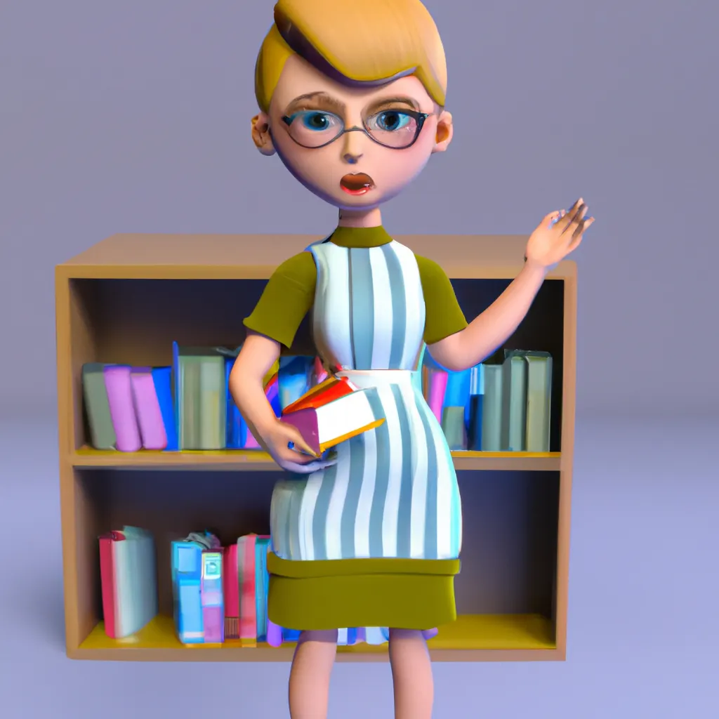 2023 AI-generated concept artwork for Library Assistant