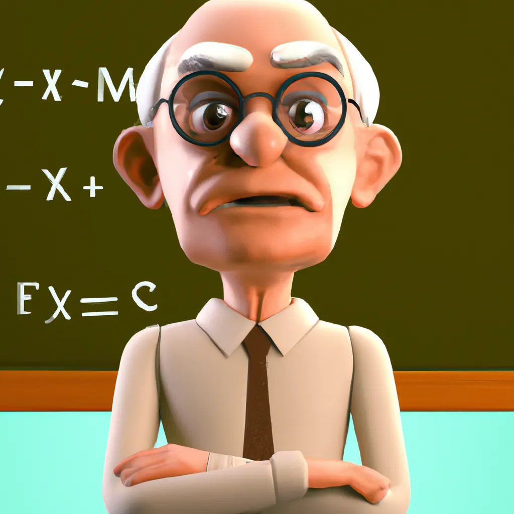 2023 AI-generated concept artwork for Math Teacher