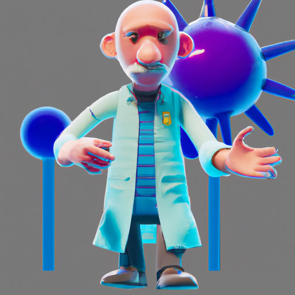 2023 AI-generated concept artwork for Microbiologist