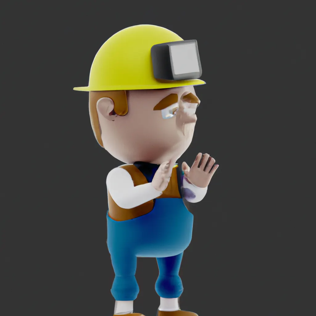 2023 AI-generated concept artwork for Mining Safety Engineer