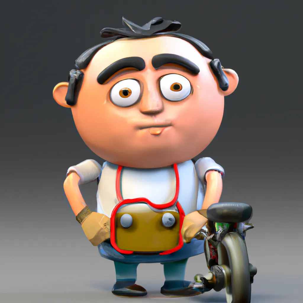 2023 AI-generated concept artwork for Motorcycle Mechanic