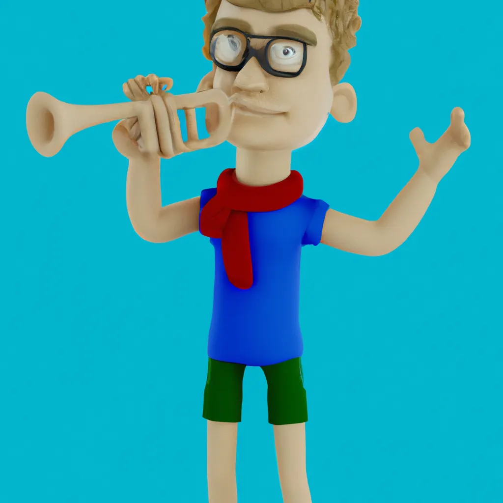 2023 AI-generated concept artwork for Musician