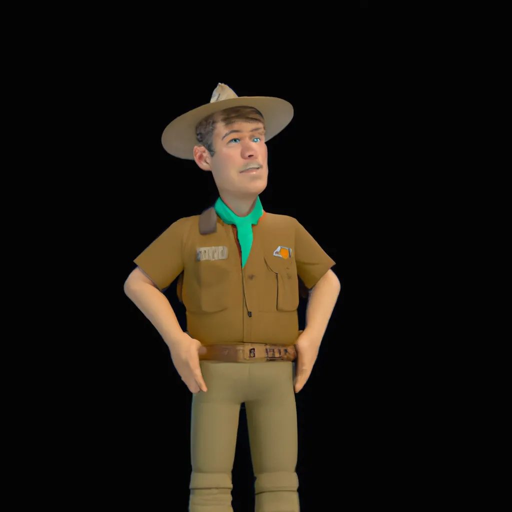 2023 AI-generated concept artwork for National Park Service Interpreter