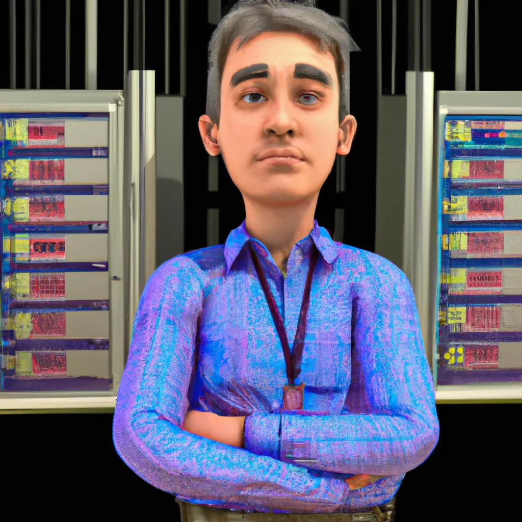 2023 AI-generated concept artwork for Network and Computer Systems Administrator